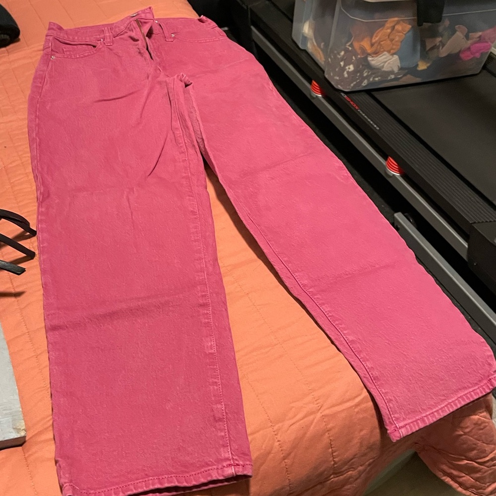 Universal Thread wide leg pink jeans size 2/26R